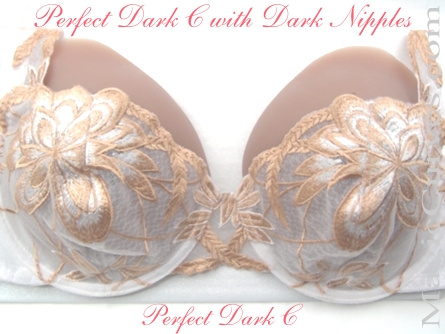 Perfect Dark C Cup Silicone Breast Forms - 01