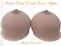 Breast Forms - Dark D cup